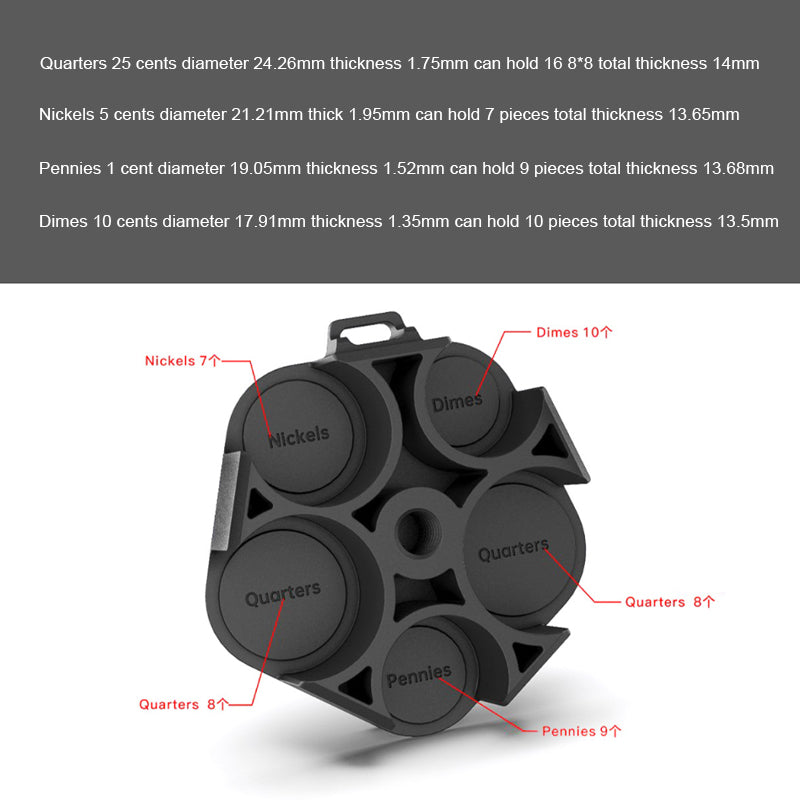 Portable Coin Storage Box