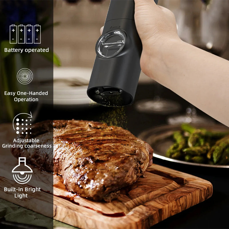 Pepper Glow Electric Grinder Set