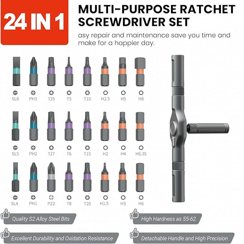 Ratchet Screwdriver Set