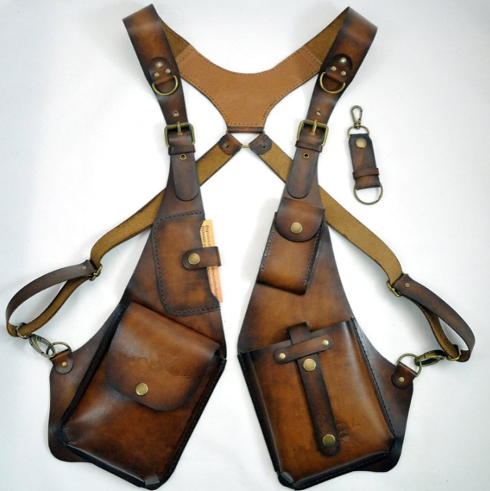 2024 New Leather Anti-theft Harness